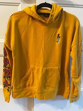 Empyre Hoodie with Rose and Skeleton Hand